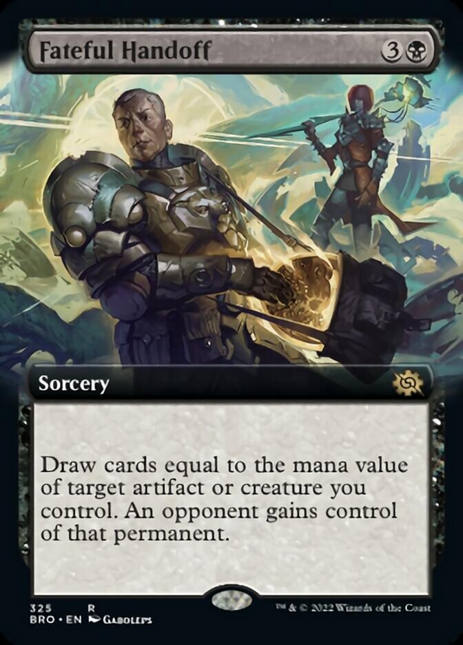 Fateful Handoff (Extended Art) [The Brothers' War] | Gate City Games LLC