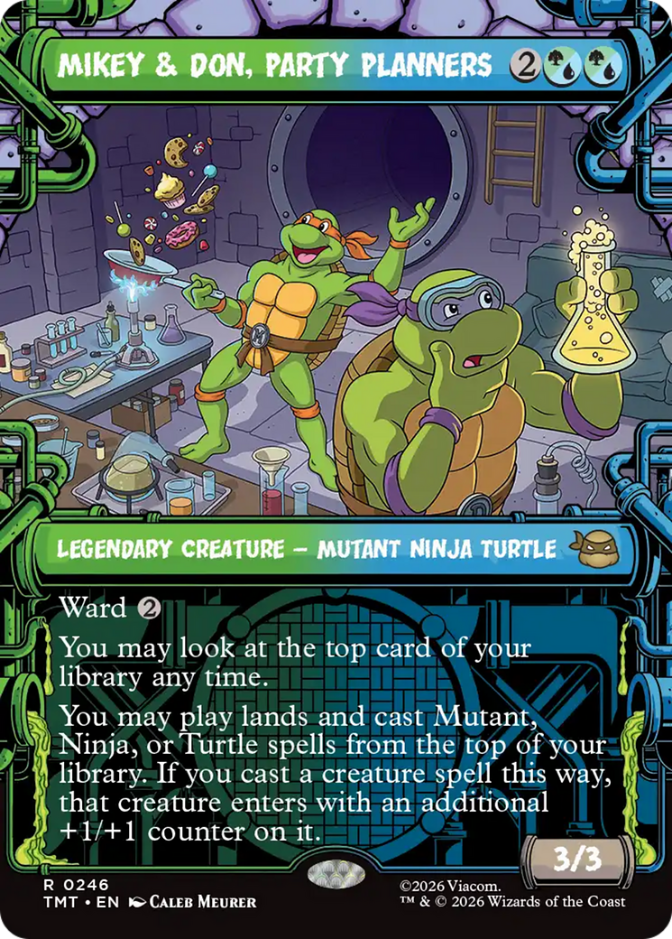 Mikey & Don, Party Planners (Showcase) [Teenage Mutant Ninja Turtles] | Gate City Games LLC