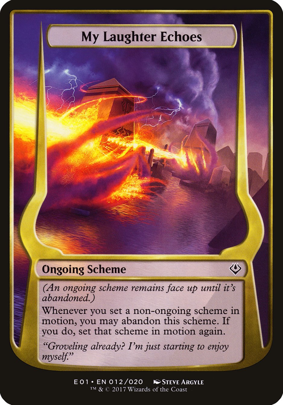 My Laughter Echoes (Schemes) [Archenemy: Nicol Bolas Schemes] | Gate City Games LLC