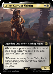 Lotho, Corrupt Shirriff (Extended Art) (Surge Foil) [The Lord of the Rings: Tales of Middle-Earth] | Gate City Games LLC