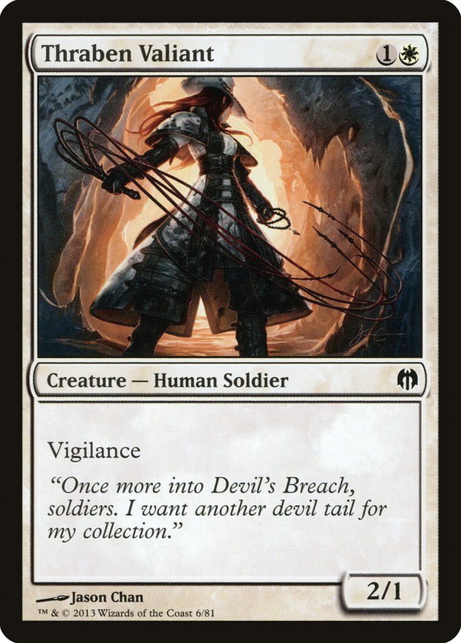Thraben Valiant [Duel Decks: Heroes vs. Monsters] | Gate City Games LLC