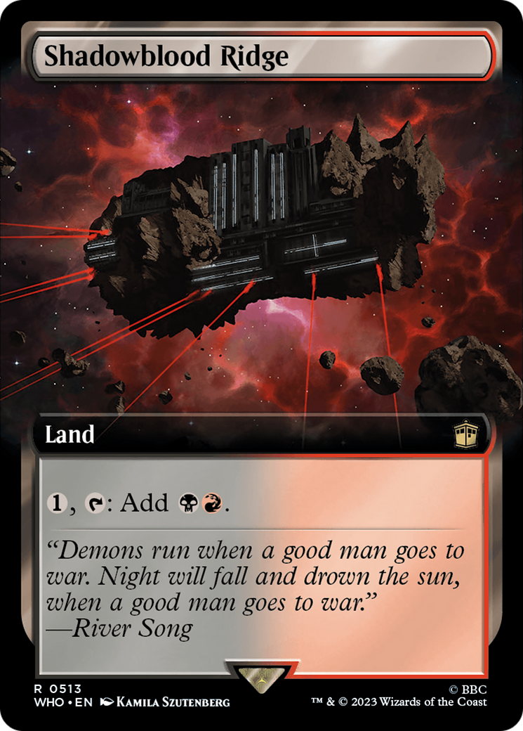 Shadowblood Ridge (Extended Art) [Doctor Who] | Gate City Games LLC