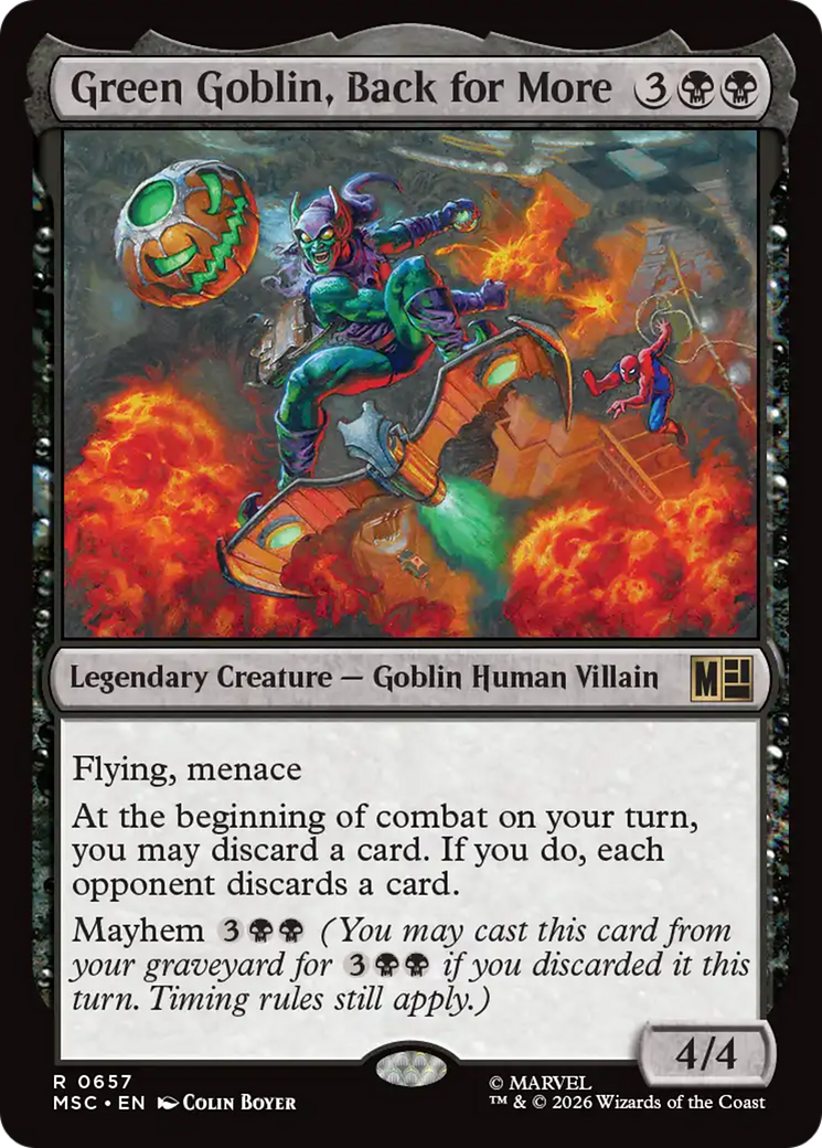 Green Goblin, Back for More [Marvel Super Heroes Commander] | Gate City Games LLC