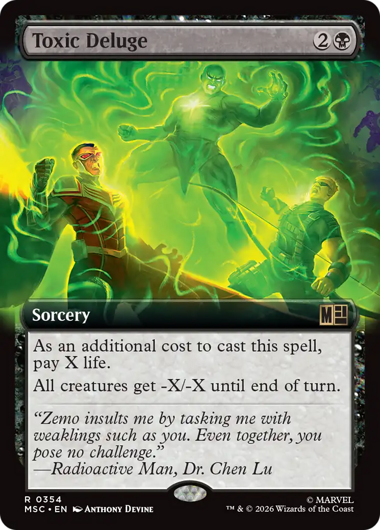 Toxic Deluge (Extended Art) [Marvel Super Heroes Commander] | Gate City Games LLC