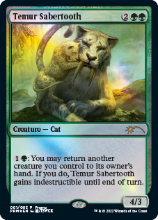 Temur Sabertooth [Year of the Tiger 2022] | Gate City Games LLC