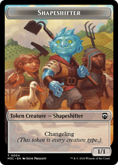 Shapeshifter (0004) // Copy Double-Sided Token [Modern Horizons 3 Commander Tokens] | Gate City Games LLC