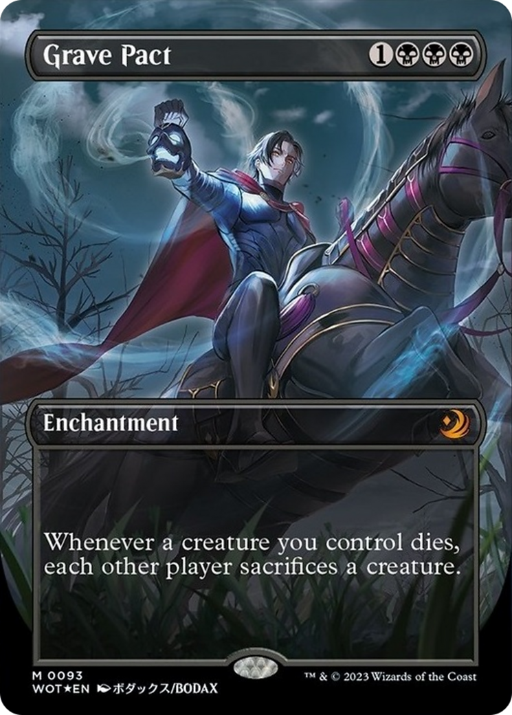 Grave Pact (Anime Borderless) (Confetti Foil) [Wilds of Eldraine: Enchanting Tales] | Gate City Games LLC