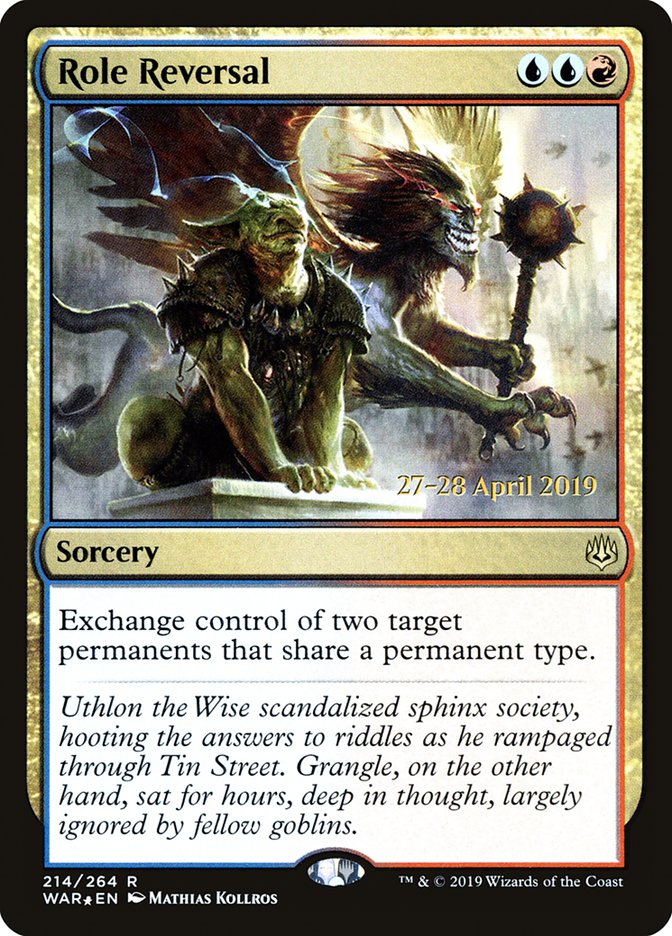 Role Reversal [War of the Spark Prerelease Promos] | Gate City Games LLC
