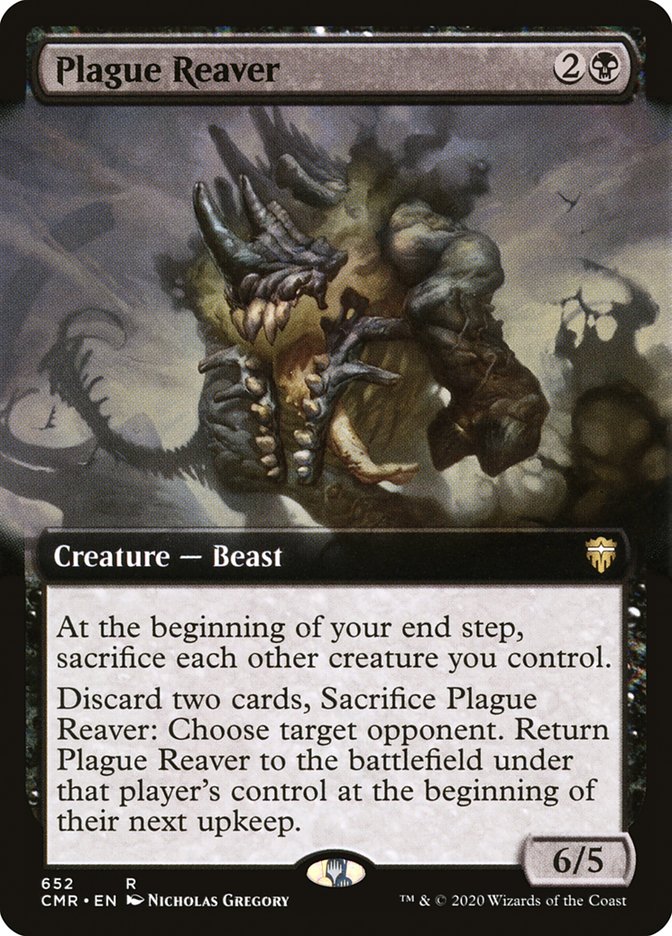 Plague Reaver (Extended Art) [Commander Legends] | Gate City Games LLC