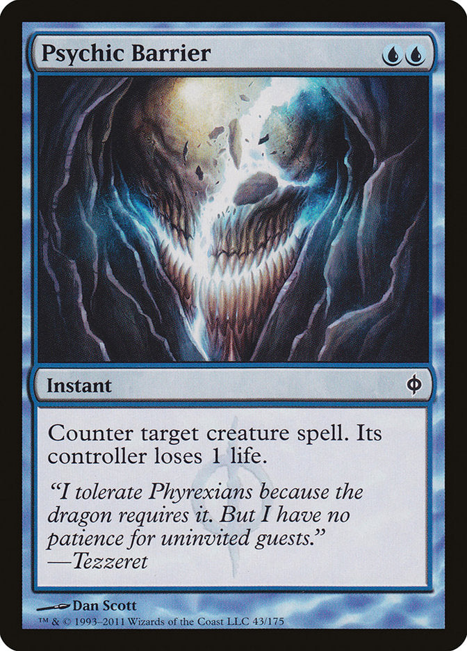 Psychic Barrier [New Phyrexia] | Gate City Games LLC