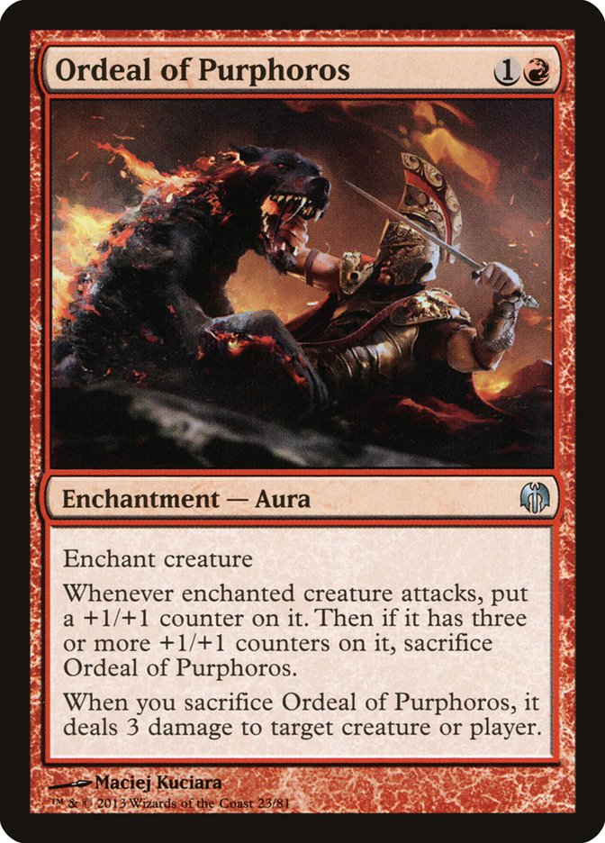 Ordeal of Purphoros [Duel Decks: Heroes vs. Monsters] | Gate City Games LLC