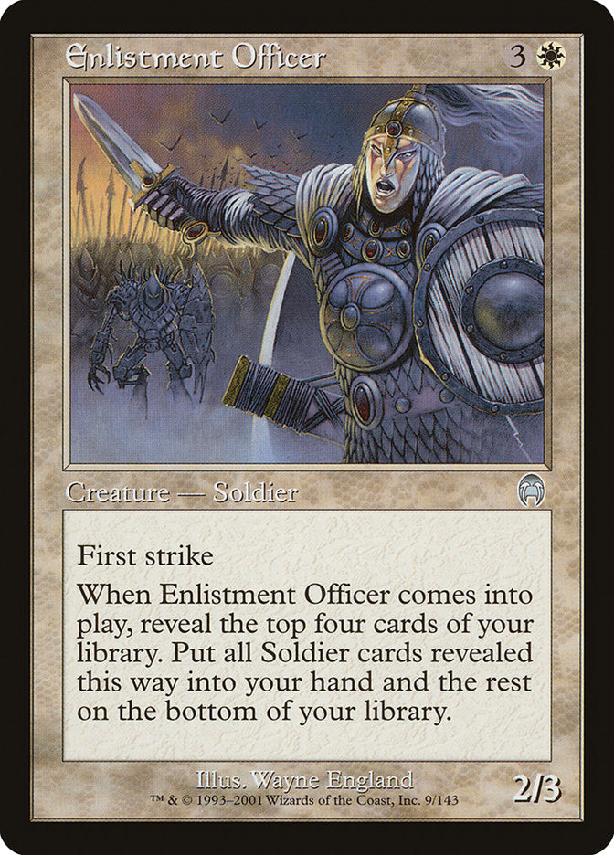 Enlistment Officer [Apocalypse] | Gate City Games LLC