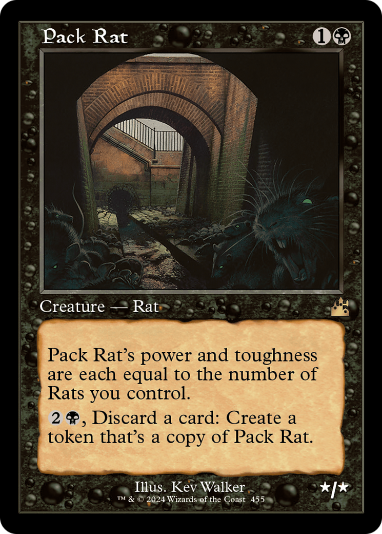 Pack Rat (Retro Frame) [Ravnica Remastered] | Gate City Games LLC