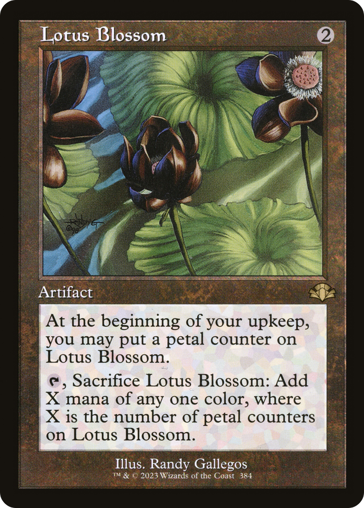 Lotus Blossom (Retro) [Dominaria Remastered] | Gate City Games LLC