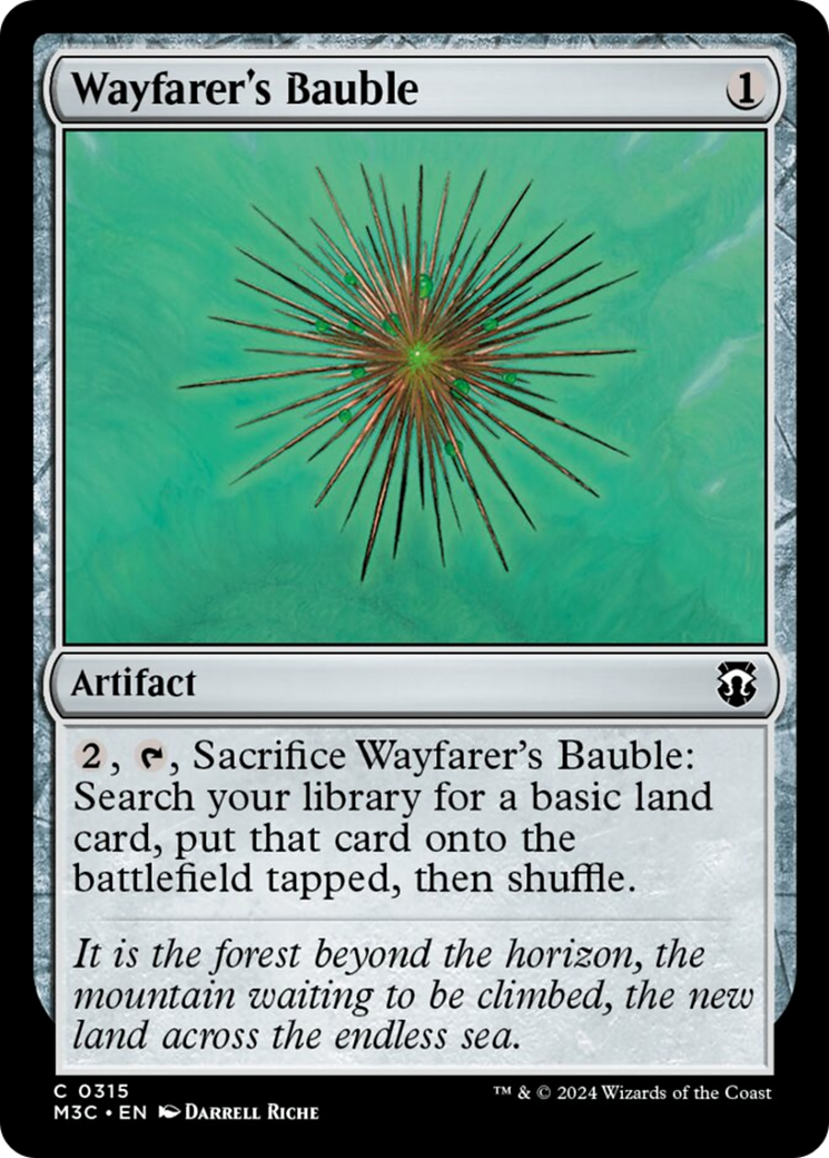 Wayfarer's Bauble (Ripple Foil) [Modern Horizons 3 Commander] | Gate City Games LLC