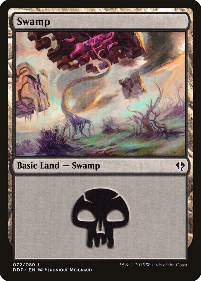 Swamp (72) [Duel Decks: Zendikar vs. Eldrazi] | Gate City Games LLC