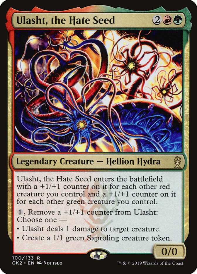 Ulasht, the Hate Seed [Ravnica Allegiance Guild Kit] | Gate City Games LLC