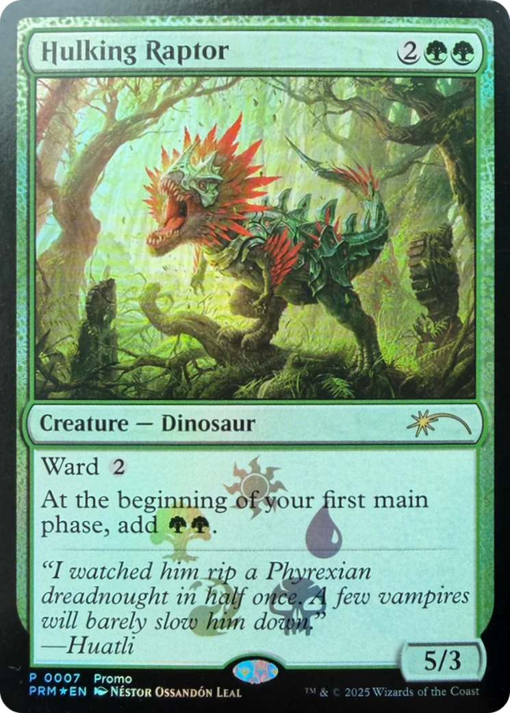 Hulking Raptor [Media Promos] | Gate City Games LLC