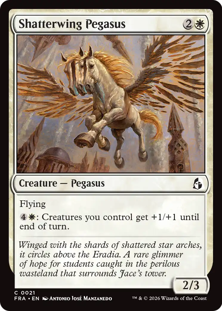 Shatterwing Pegasus [Reality Fracture] | Gate City Games LLC