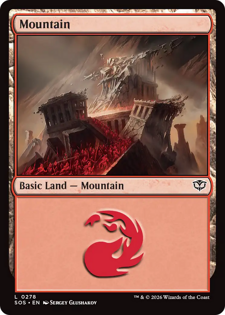 Mountain (0278) [Secrets of Strixhaven] | Gate City Games LLC