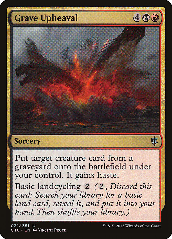 Grave Upheaval [Commander 2016] | Gate City Games LLC