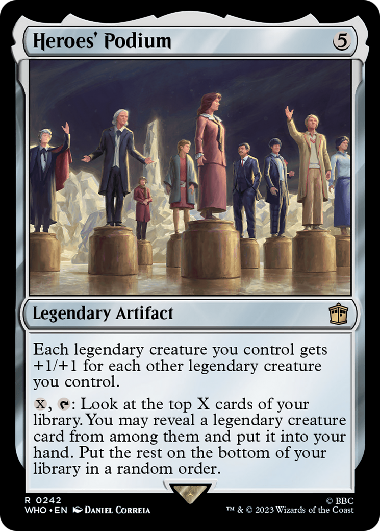 Heroes' Podium [Doctor Who] | Gate City Games LLC