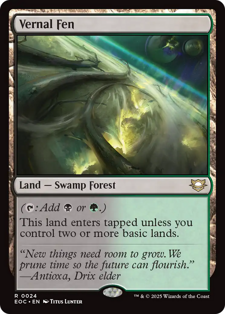Vernal Fen [Edge of Eternities Commander] | Gate City Games LLC