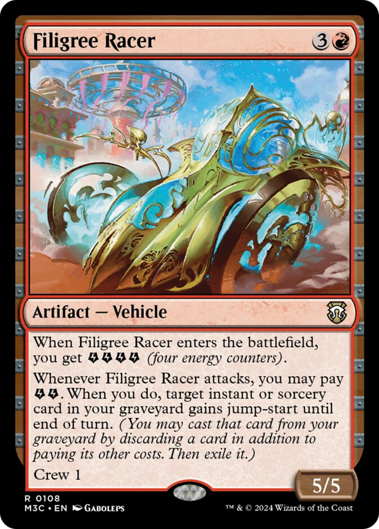 Filigree Racer [Modern Horizons 3 Commander] | Gate City Games LLC