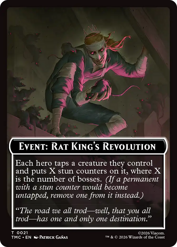 Event: Rat King's Revolution [Teenage Mutant Ninja Turtles Commander Tokens] | Gate City Games LLC