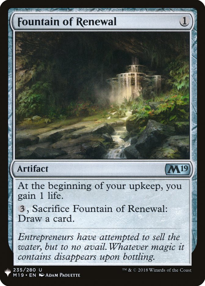 Fountain of Renewal [Mystery Booster] | Gate City Games LLC