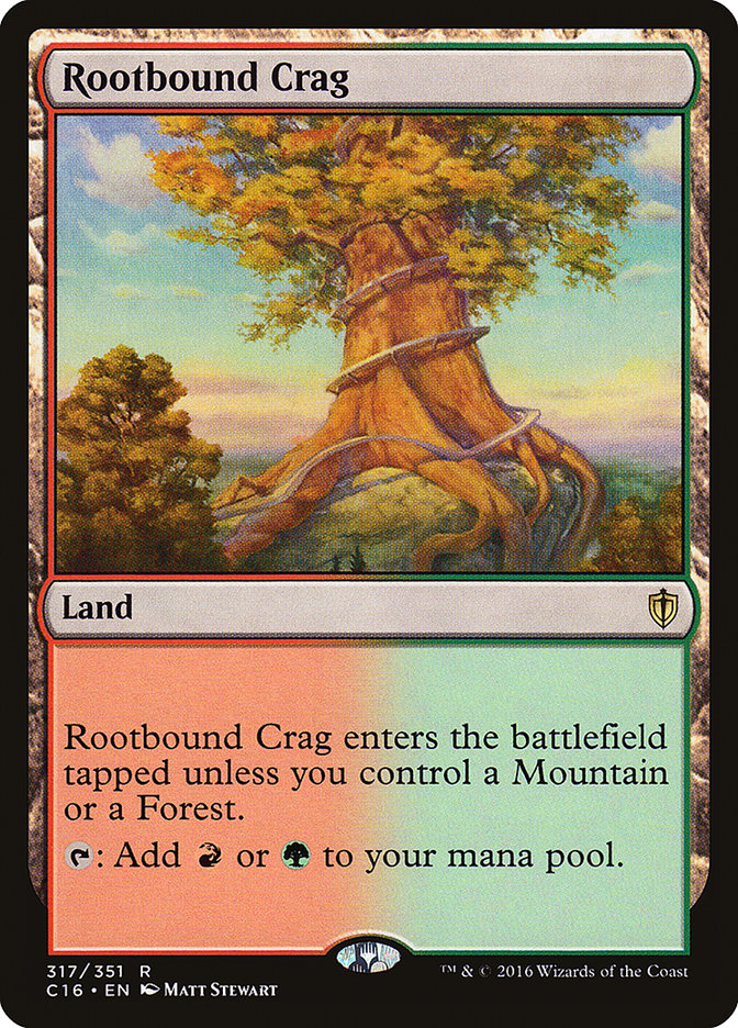 Rootbound Crag [Commander 2016] | Gate City Games LLC