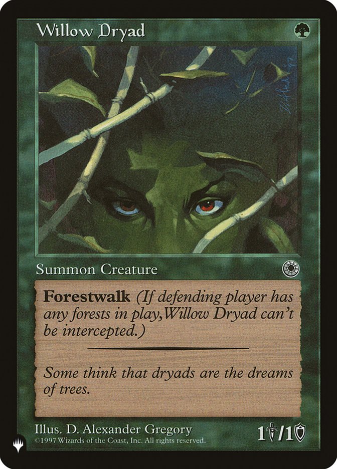 Willow Dryad [The List] | Gate City Games LLC