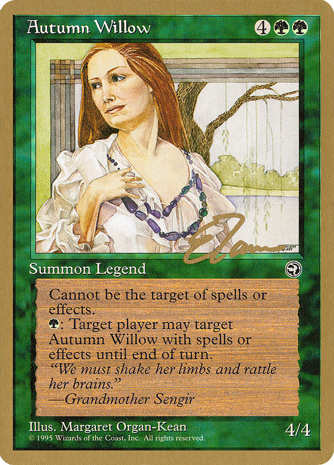 Autumn Willow (Eric Tam) [Pro Tour Collector Set] | Gate City Games LLC