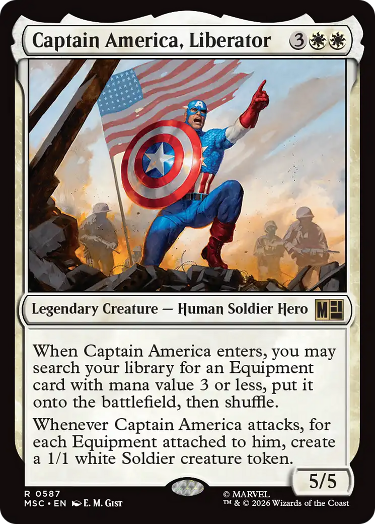 Captain America, Liberator [Marvel Super Heroes Commander] | Gate City Games LLC