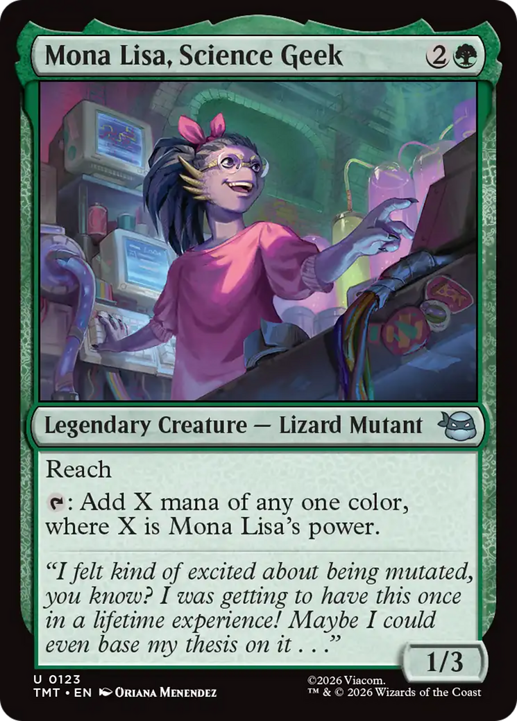 Mona Lisa, Science Geek [Teenage Mutant Ninja Turtles] | Gate City Games LLC