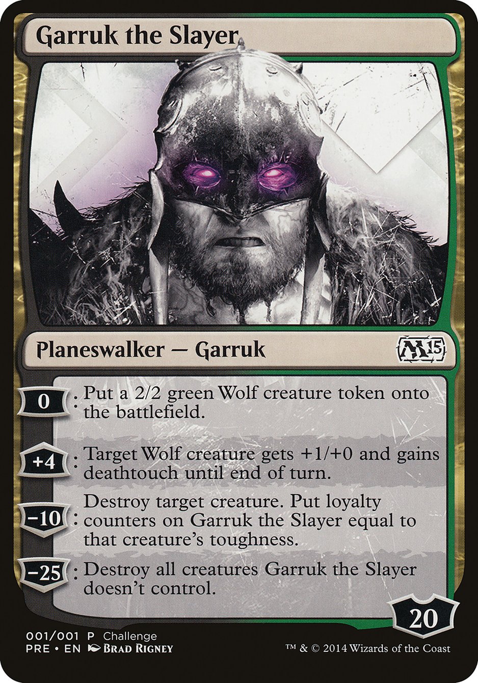 Garruk the Slayer (Prerelease Challenge) [Magic 2015 Prerelease Promos] | Gate City Games LLC