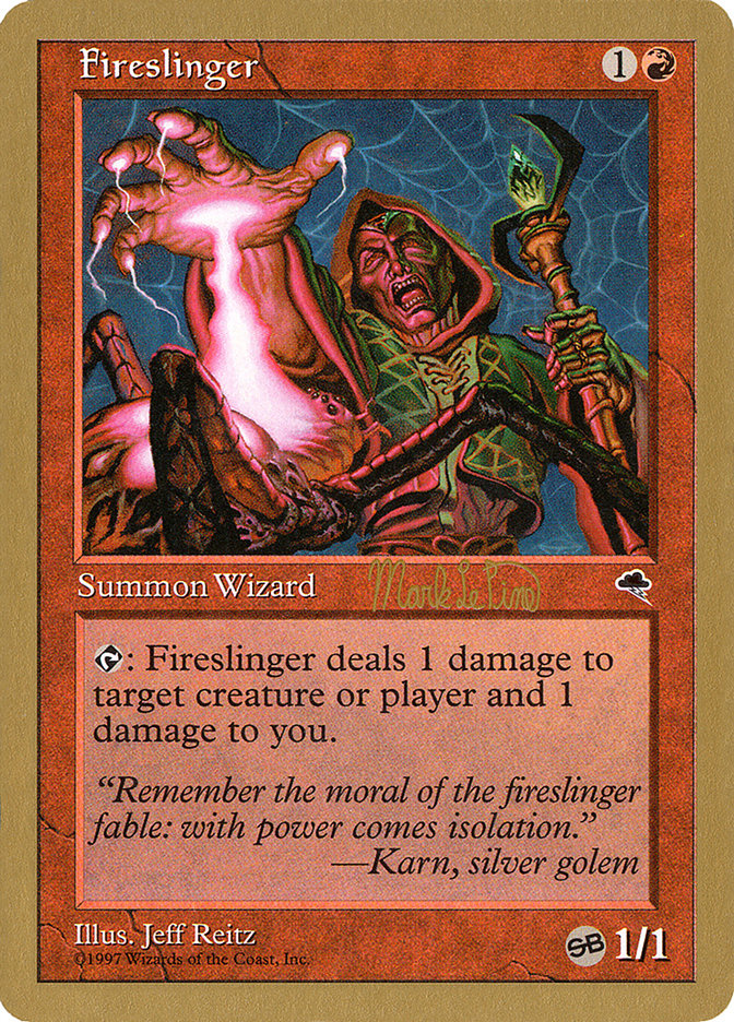 Fireslinger (Mark Le Pine) (SB) [World Championship Decks 1999] | Gate City Games LLC