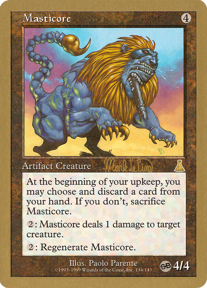 Masticore (Mark Le Pine) (SB) [World Championship Decks 1999] | Gate City Games LLC