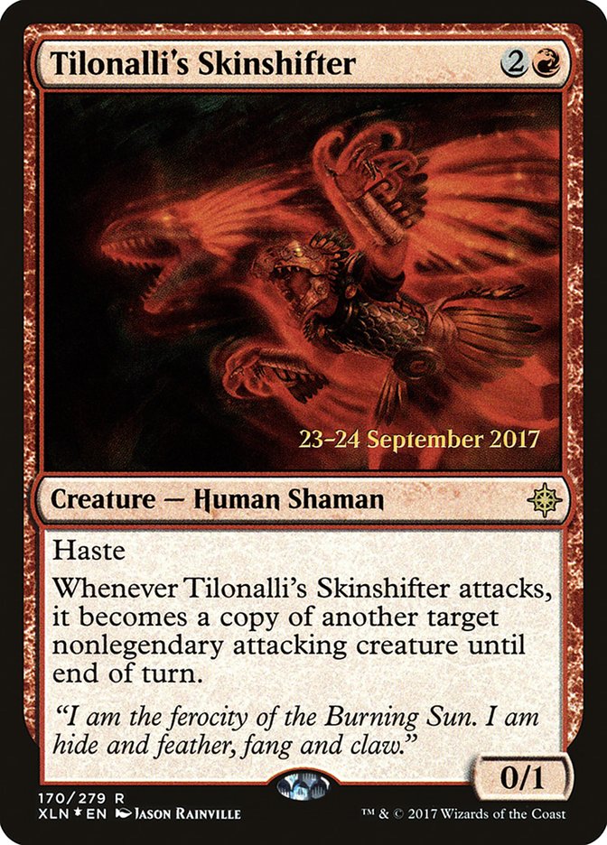Tilonalli's Skinshifter [Ixalan Prerelease Promos] | Gate City Games LLC