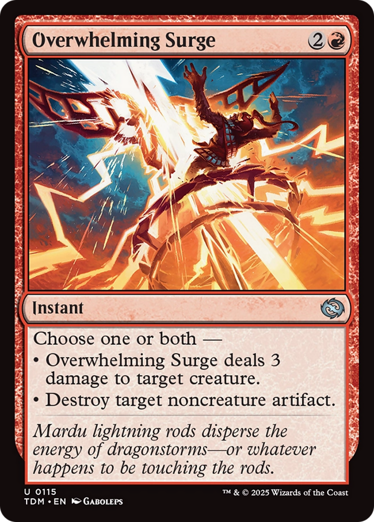 Overwhelming Surge [Tarkir: Dragonstorm] | Gate City Games LLC
