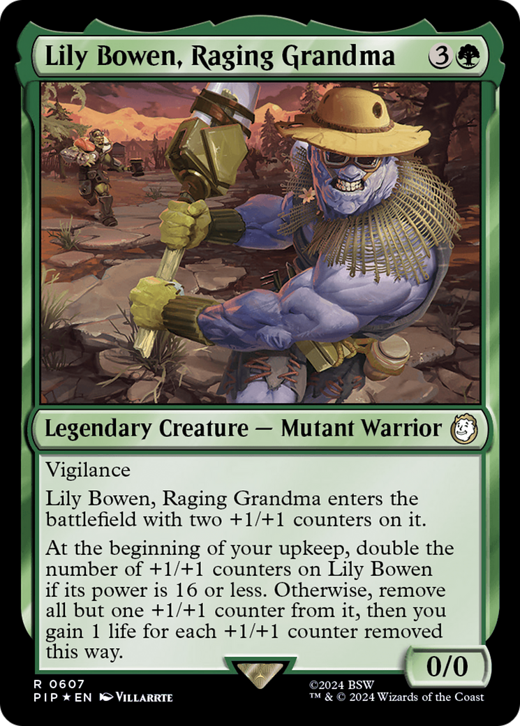 Lily Bowen, Raging Grandma (Surge Foil) [Fallout] | Gate City Games LLC