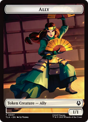 Food (0020) // Ally (0007) Double-Sided Token [Avatar: The Last Airbender Tokens] | Gate City Games LLC