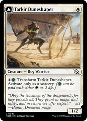 Tarkir Duneshaper // Burnished Dunestomper [March of the Machine] | Gate City Games LLC