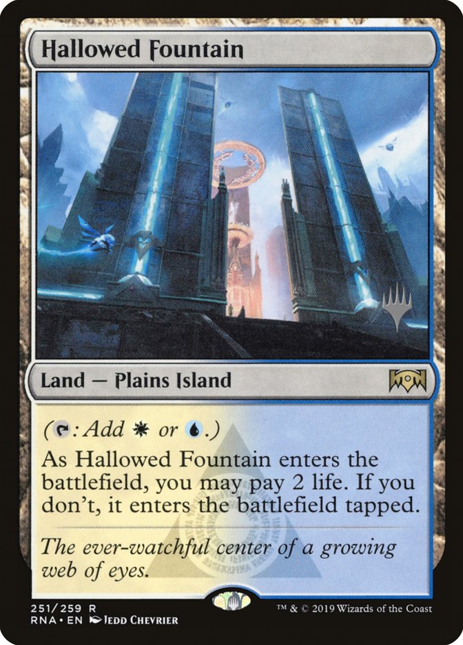 Hallowed Fountain (Promo Pack) [Ravnica Allegiance Promos] | Gate City Games LLC