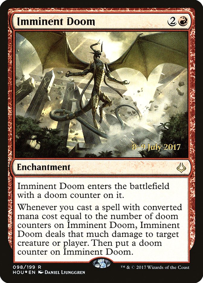 Imminent Doom [Hour of Devastation Prerelease Promos] | Gate City Games LLC