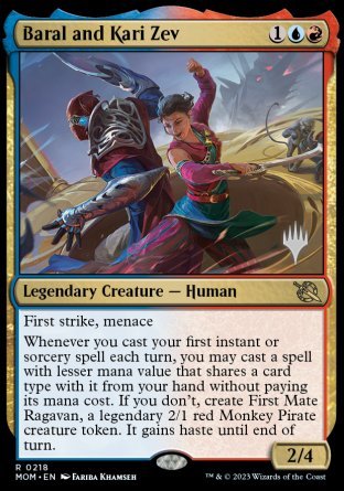 Baral and Kari Zev (Promo Pack) [March of the Machine Promos] | Gate City Games LLC