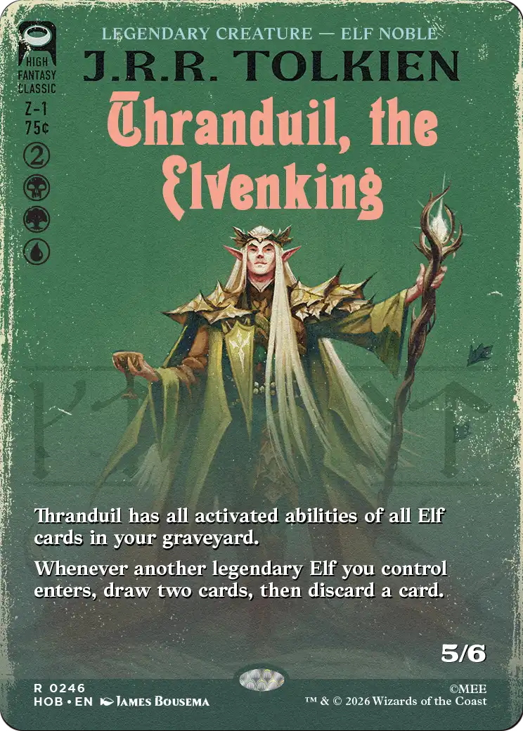 Thranduil, the Elvenking (Borderless) [The Hobbit] | Gate City Games LLC