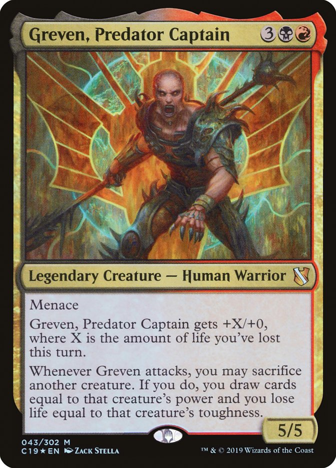 Greven, Predator Captain [Commander 2019] | Gate City Games LLC