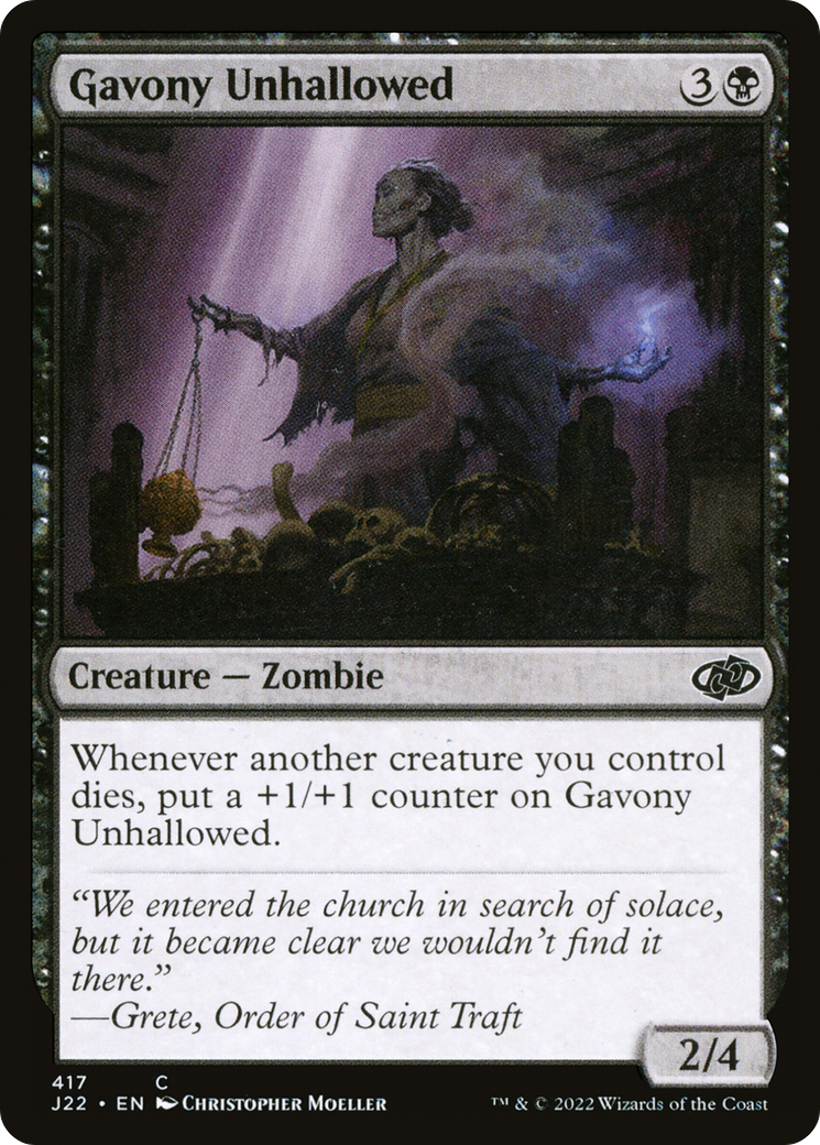 Gavony Unhallowed [Jumpstart 2022] | Gate City Games LLC