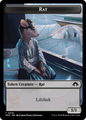 Eldrazi Spawn // Rat Double-Sided Token [Modern Horizons 3 Tokens] | Gate City Games LLC